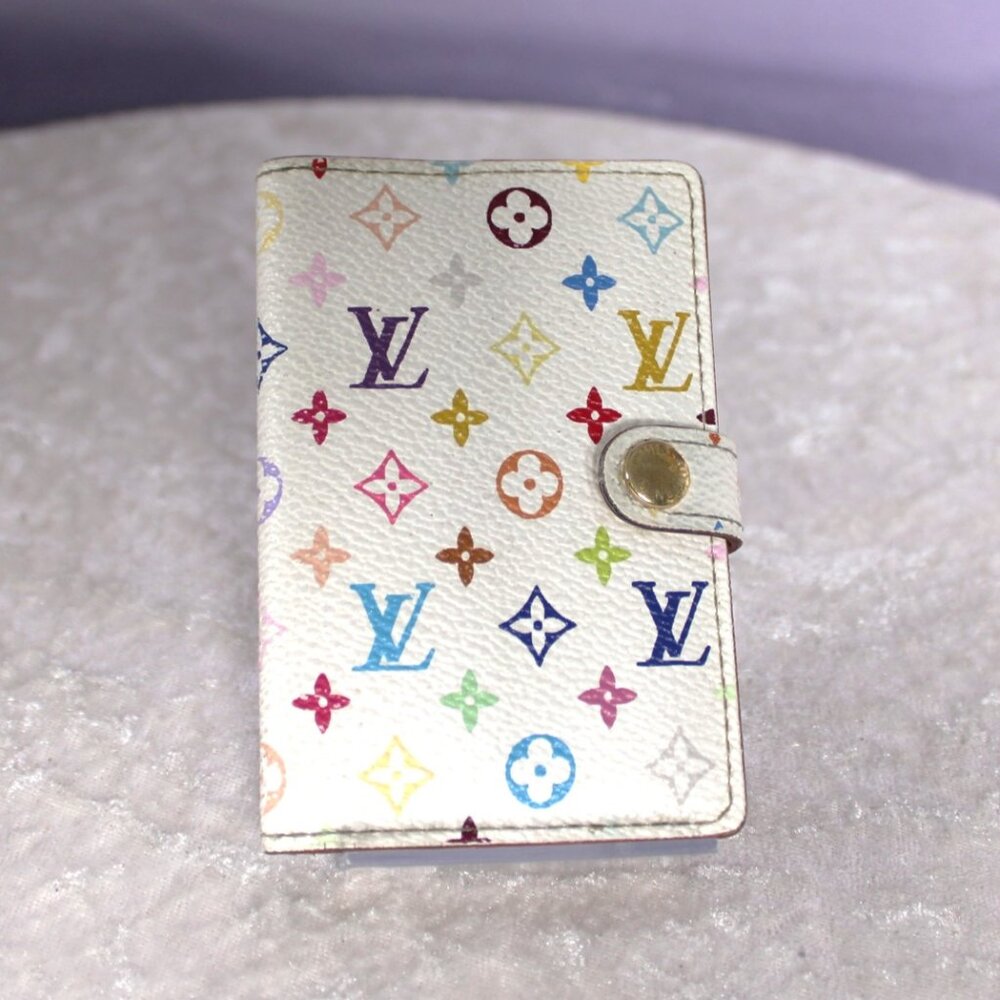 Louis Vuitton Monogram Multicolor White Snap Card Holder – France - Picture 2 of 8